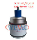 Condensador de cerámica variable de alto voltaje 20~1500pf 12KV CKTB1500/12/120 del vacío