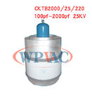 condensador variable del vacío de 100~2000pf 25KV, condensador variable de cerámica de pequeñas pérdidas