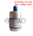 Condensador variable 50~1200pf 35KV del alto vacío de la confiabilidad para la difusión 100KW