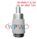 Ahorre el alto voltaje variable de cerámica del condensador 8-400pf 7.5KV/10KV del vacío del espacio