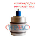 Funcionamiento confiable variable del condensador 50~2300pf 10KV del vacío de cerámica