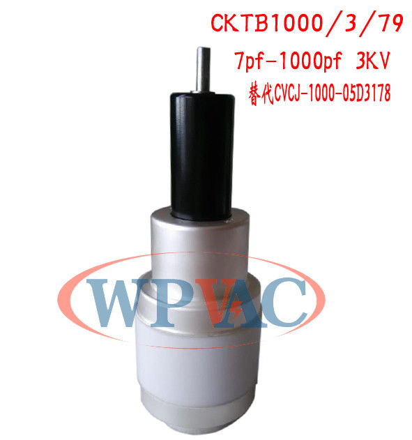 El condensador variable 7~1000pf del vacío del alto voltaje CKTB1000/3/79 substituye CV05C XN 1000