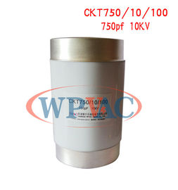 El poder más elevado fijó los condensadores 750pF 15KV 100A del vacío con el material de cerámica