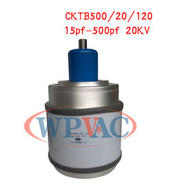 Condensador variable 15~500pf 20KV del pequeño vacío para la máquina de madera de la calefacción del HF